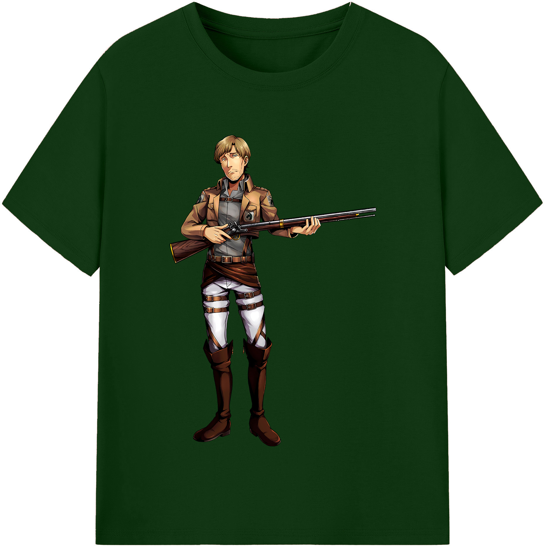 （画像用） 進撃の巨人 Attack on Titan 綿100％半袖Tシャツ（フロントプリント）
